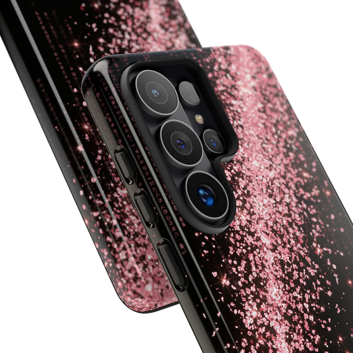 Rose Digital Cascade · Tough Phone Case for Samsung · Pink