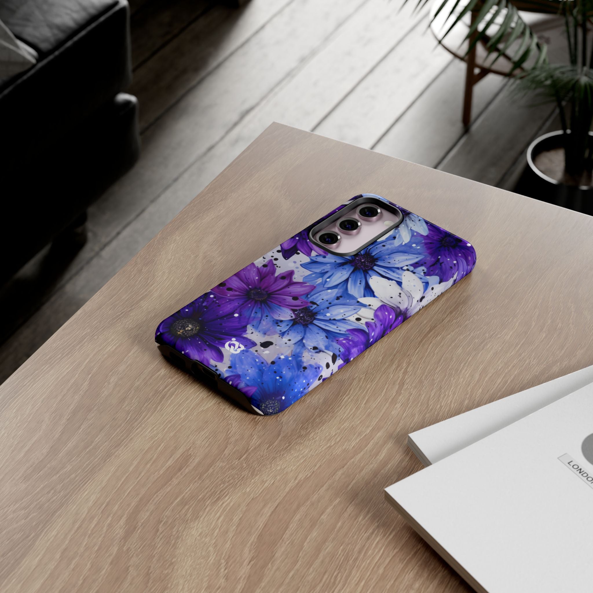 Ink Splatter Blooms · Tough Coque de téléphone pour Samsung