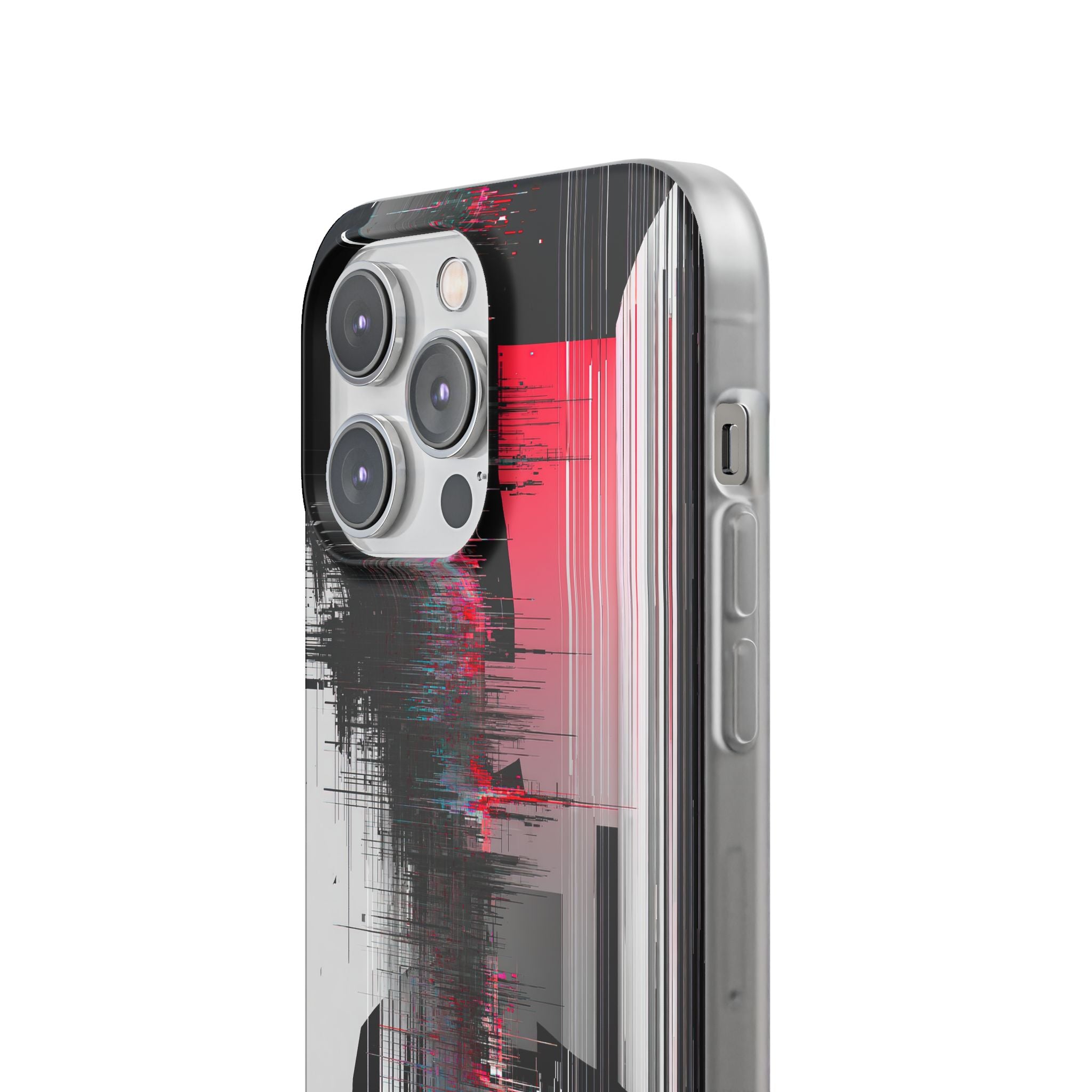 Black Lite Phone Case for iPhone - Crimson Data Leak