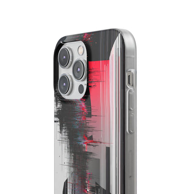 Black Lite Phone Case for iPhone - Crimson Data Leak