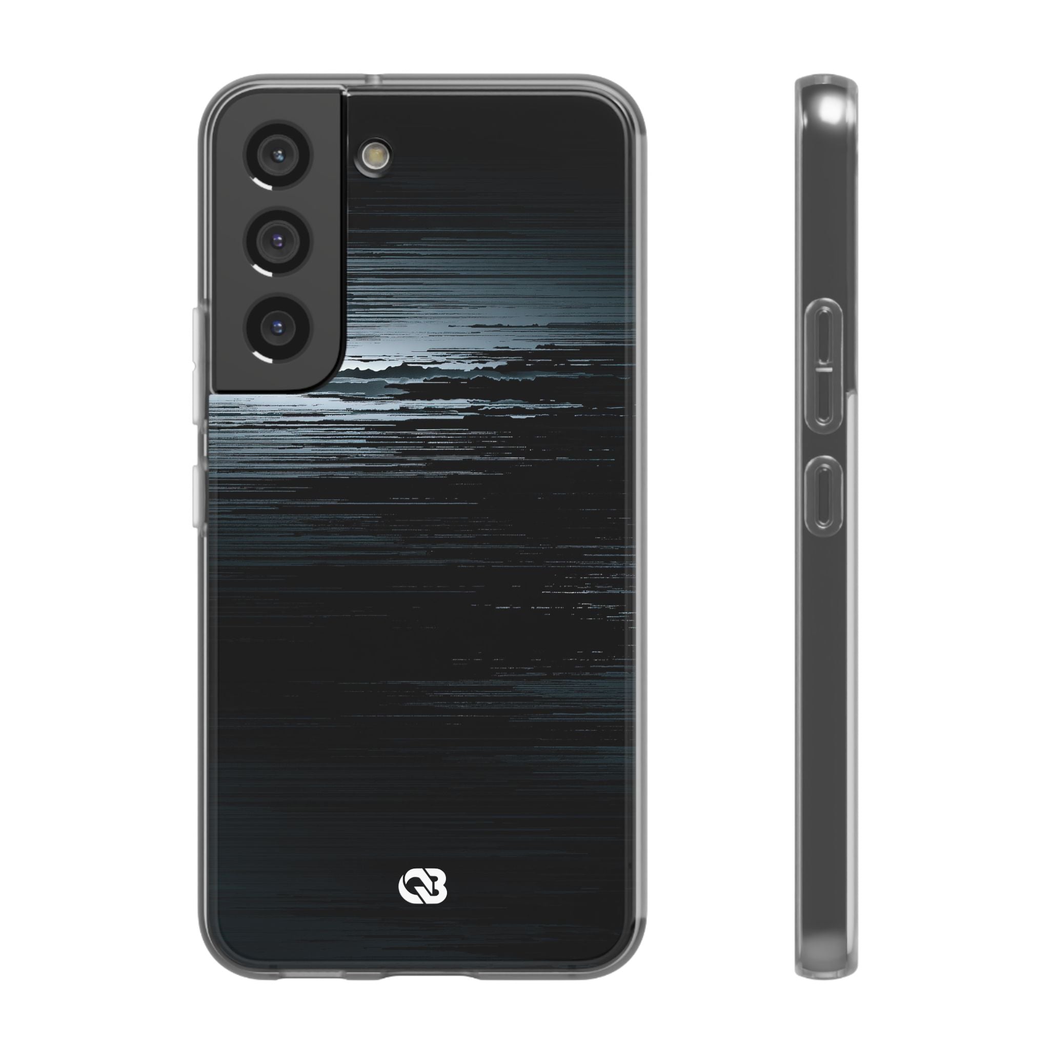 Black Lite Phone Case for Samsung - Frozen Signal Glitch