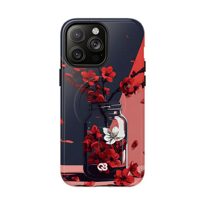 Crimson Blossom Jar · Tough+ Phone Case for iPhone · Magsafe