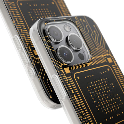 Gold Lite Phone Case for iPhone - Cyber Gold Processor