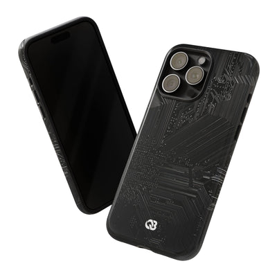 Obsidian Circuitry · Tough Phone Case for iPhone · Black
