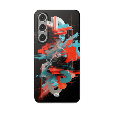 Fragmented Cyber Core · Lite Phone Case for Samsung · Black