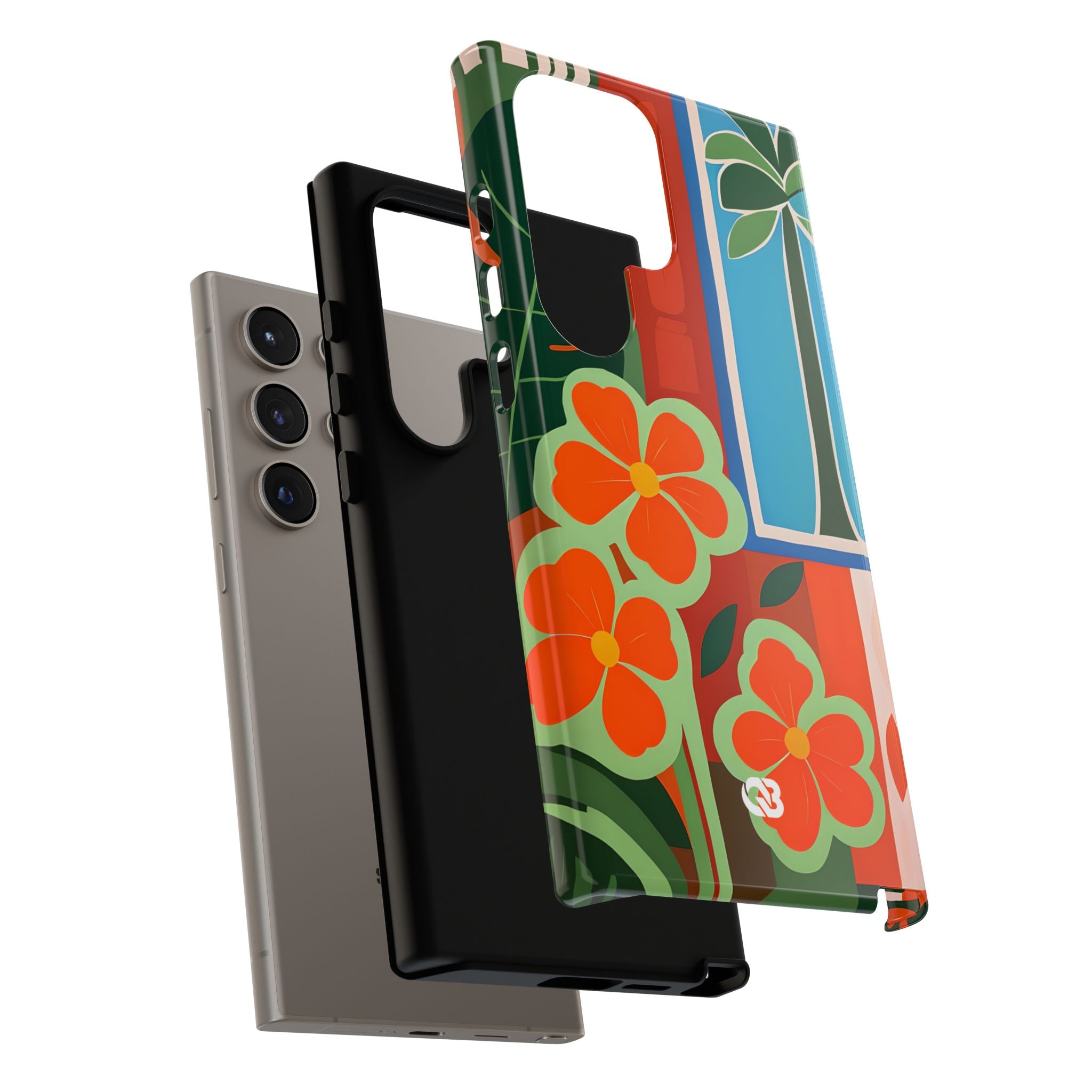 Vivid Jungle Collage · Tough Coque de téléphone pour Samsung