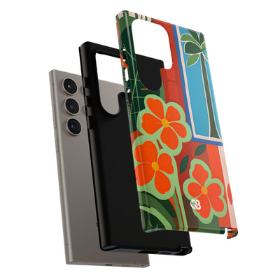 Vivid Jungle Collage · Tough Coque de téléphone pour Samsung