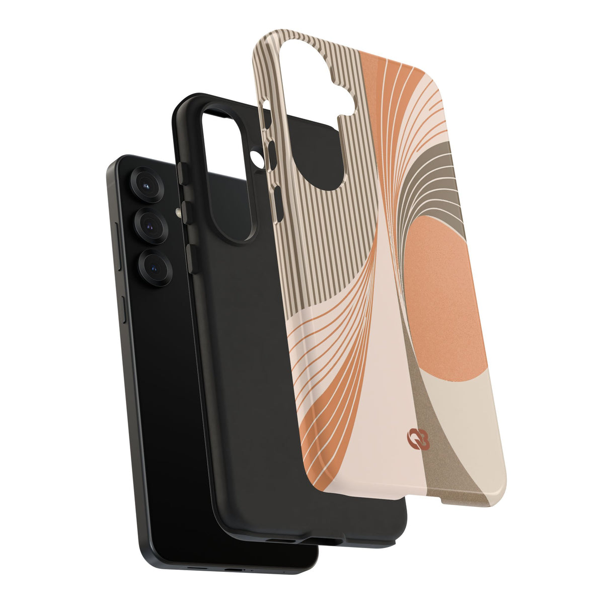 Terracotta Meridian · Tough Phone Case for Samsung · Orange