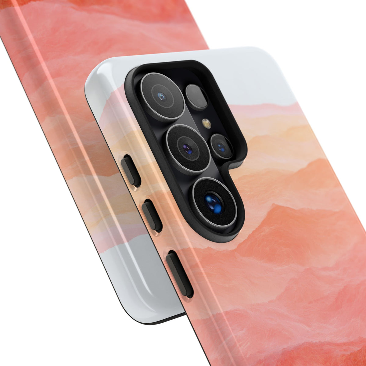 Alpenglow Ridge Vista · Tough Phone Case for Samsung · Orange