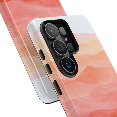 Alpenglow Ridge Vista · Tough Phone Case for Samsung · Orange
