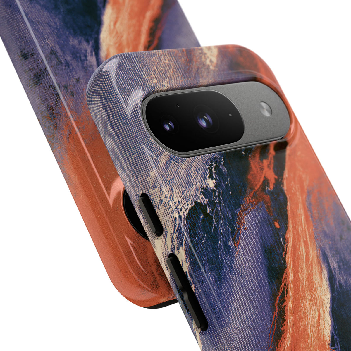 Solar Aura Drift · Tough Phone Case for Pixel ·  Orange