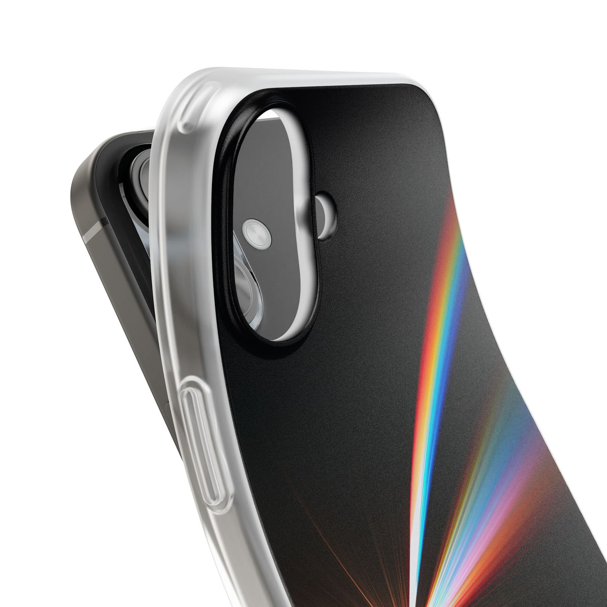 Spectral Refraction · Lite Phone Case for iPhone ·  Black