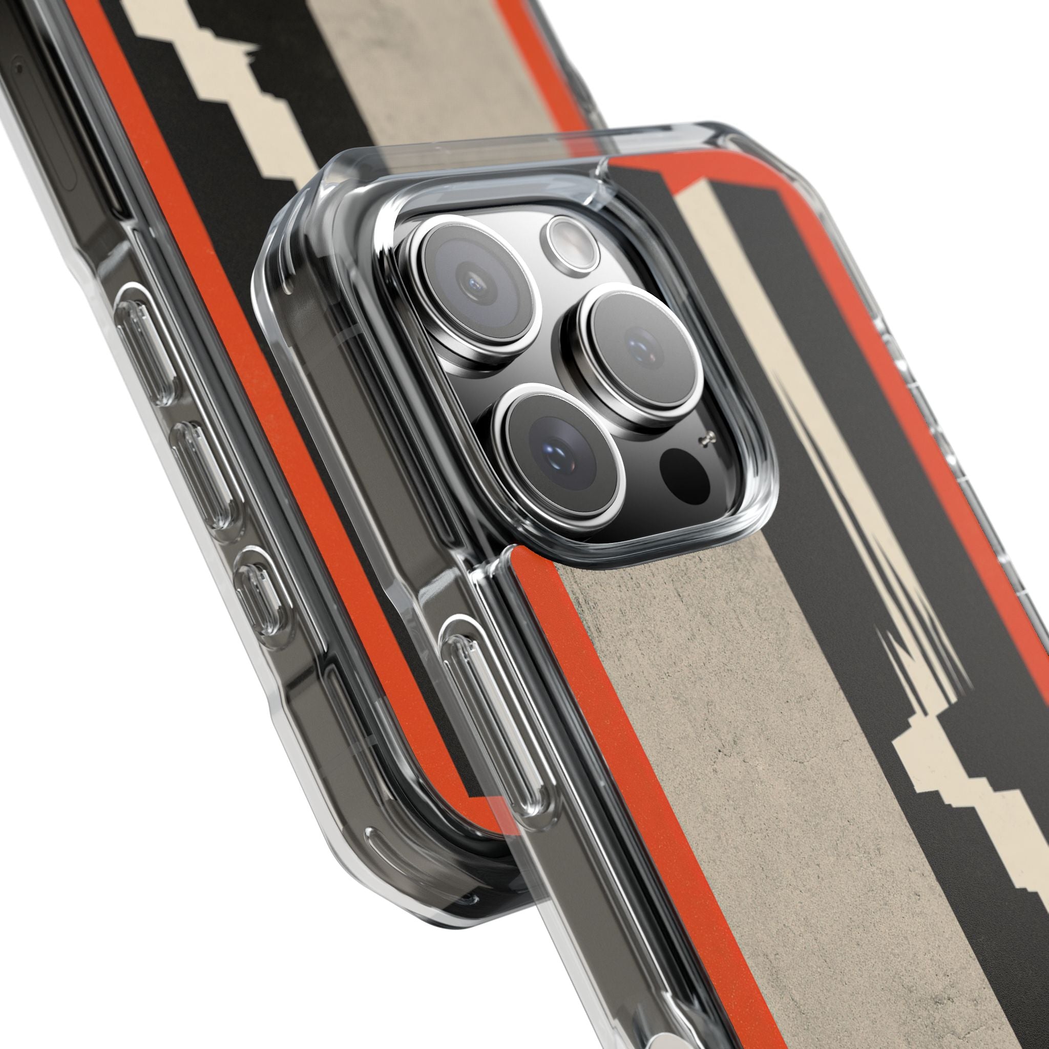 Orange Impact MagSafe Phone Case for iPhone - Orange Monolith Rift