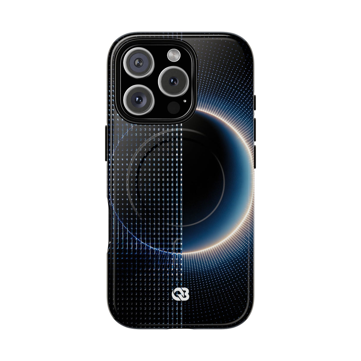 Luminous Meridian · Tough 2.0 Magnetic Phone Case for iPhone · Black