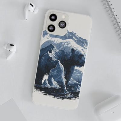Fjord Summit Bear · Lite Phone Case for iPhone ·  Blue