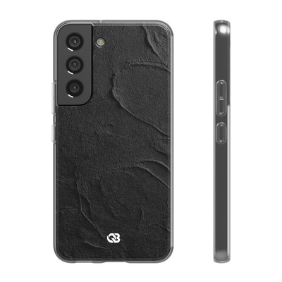 Obsidian Stucco Relief · Lite Phone Case for Samsung · Black