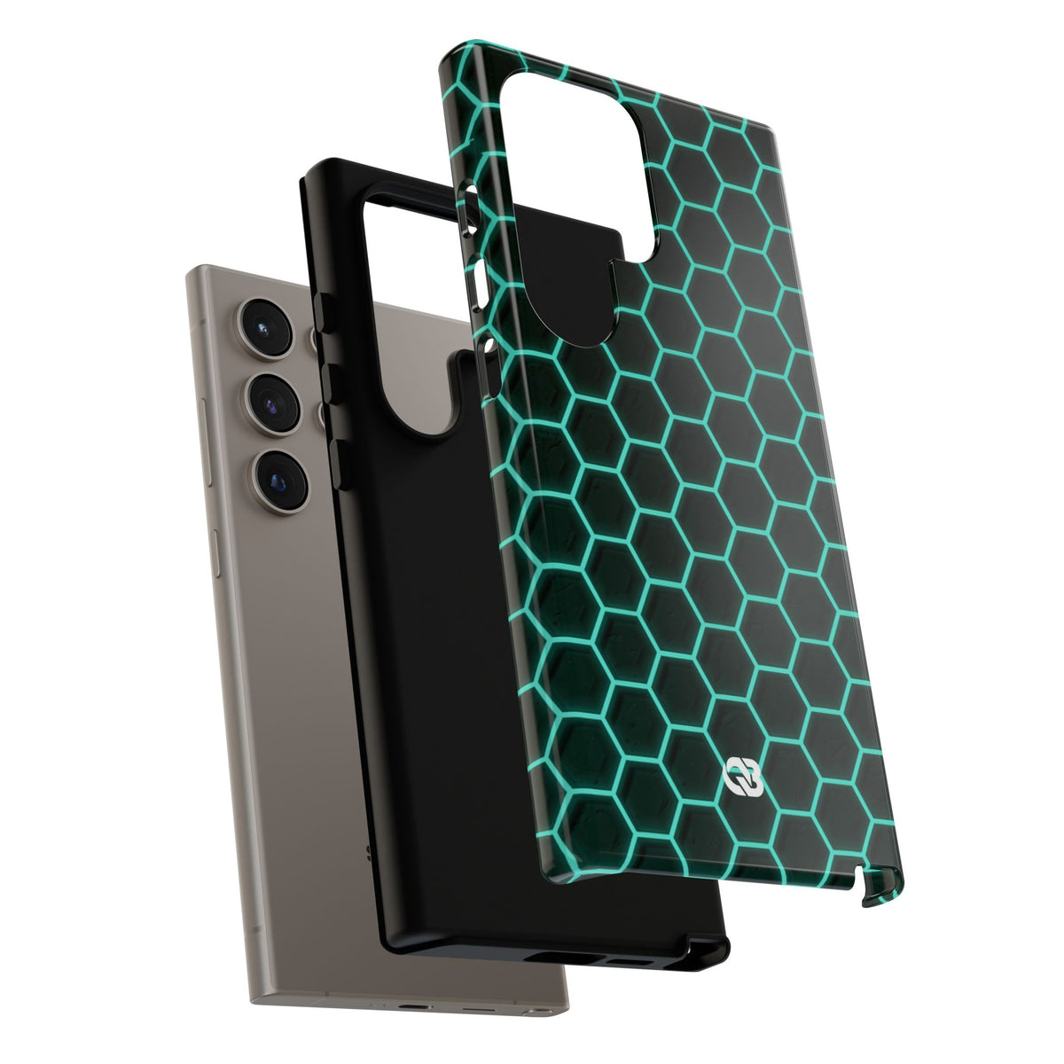 Neon Hex Spectrum · Tough Phone Case for Samsung · Teal