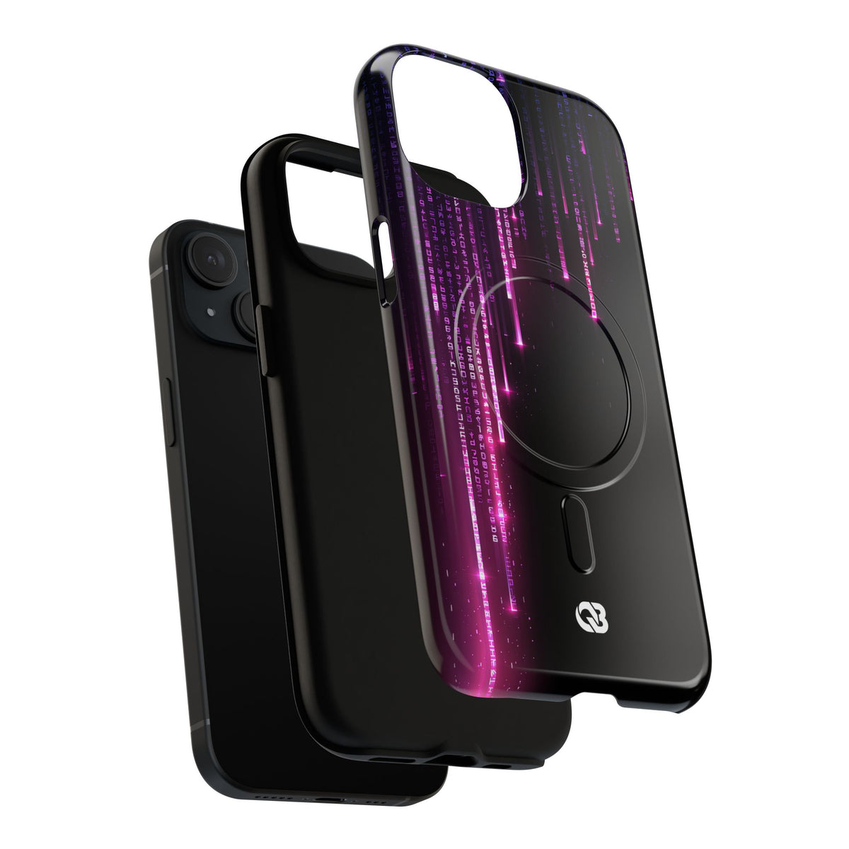 Binary Cascade · Tough 2.0 Magnetic Phone Case for iPhone · Black