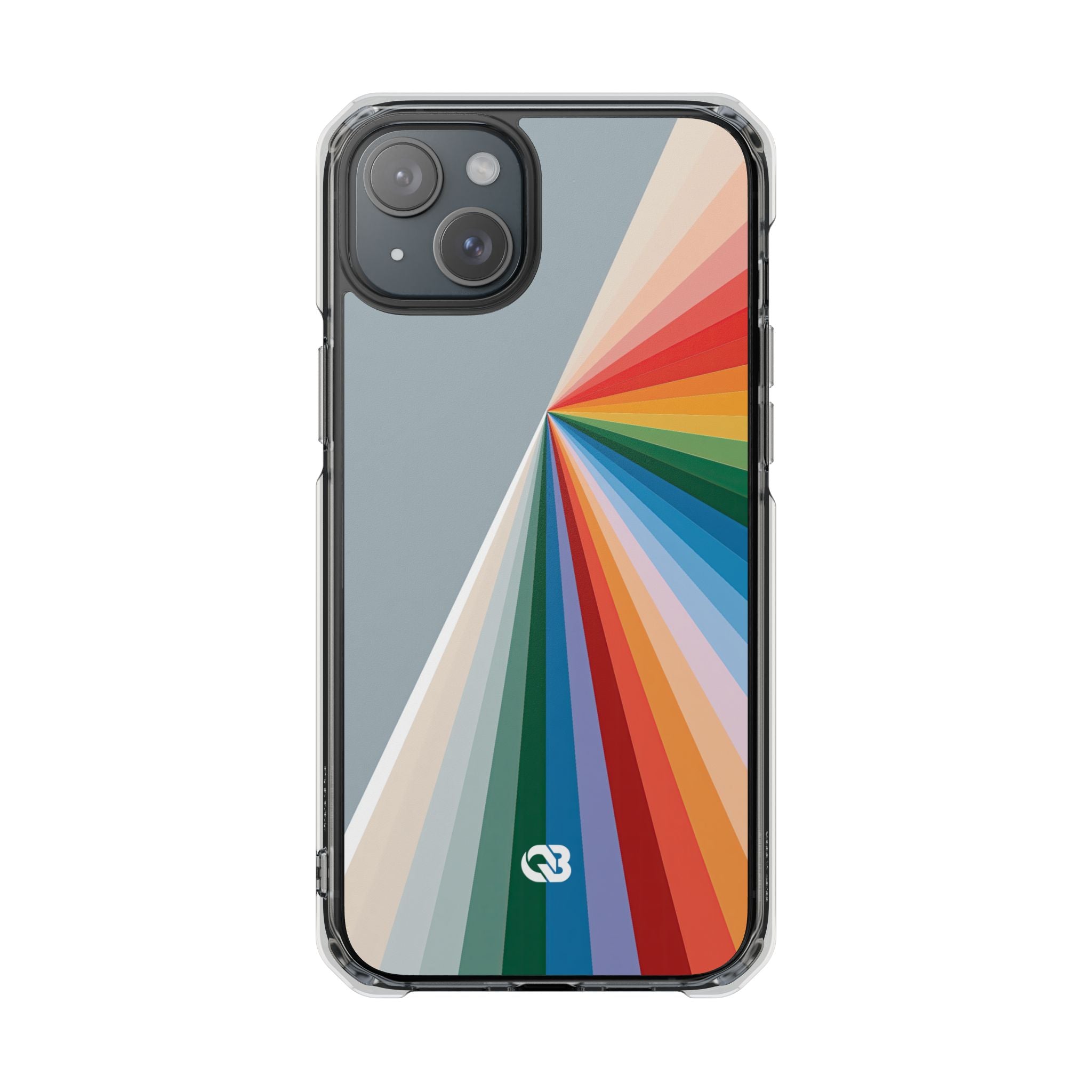 Grey Impact MagSafe Phone Case for iPhone - Slate Prism Burst