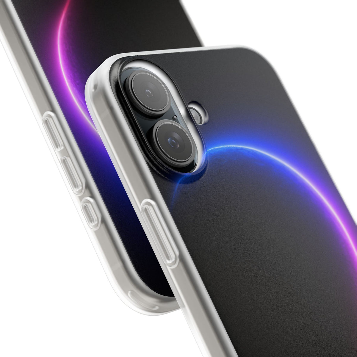 Luminous Eclipse · Lite Phone Case for iPhone ·  Black