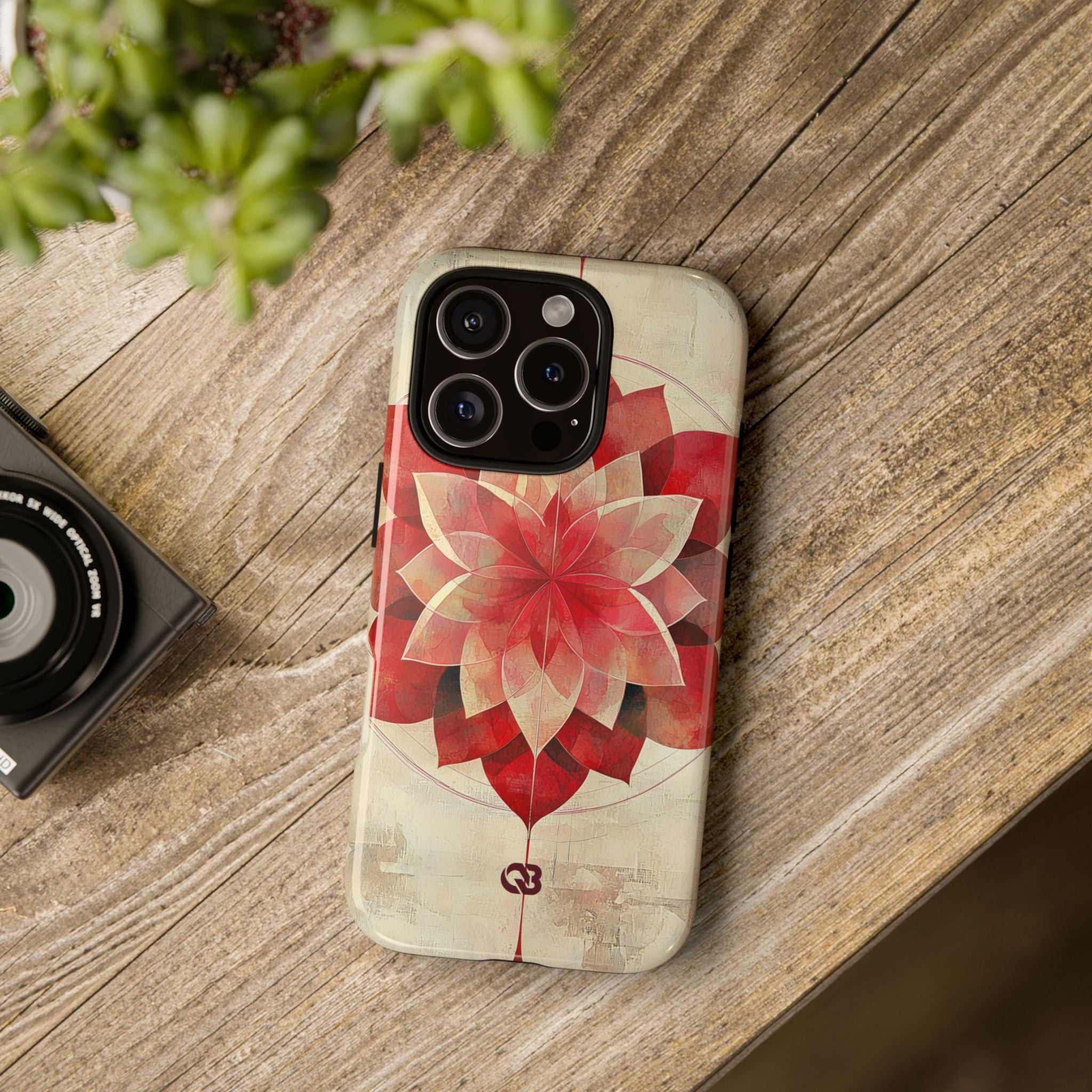 Crimson Petal Peak · Tough Phone Case for iPhone