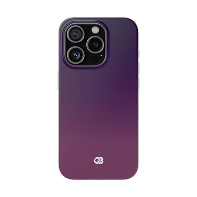 Purple Lite Phone Case for iPhone - Nocturnal Plum Fade
