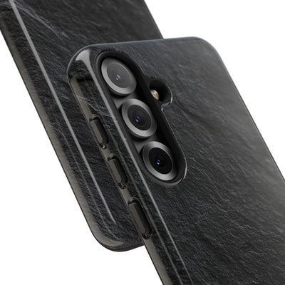 Obsidian Slate · Tough Phone Case for Samsung · Black