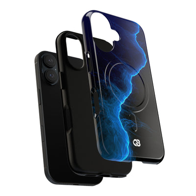 Electric Azure Drift · Tough 2.0 Magnetic Phone Case for iPhone · Blue