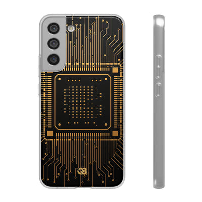 Gold Lite Phone Case for Samsung - Cyber Gold Processor