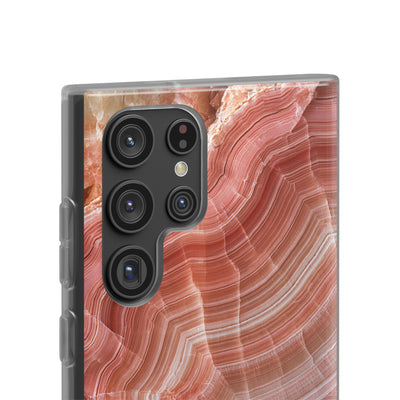 Blushing Rose Strata · Lite Phone Case for Samsung · Pink