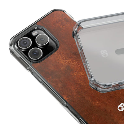 Orange Impact MagSafe Phone Case for iPhone - Oxidized Iron Crust