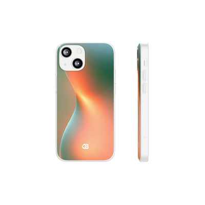 Radiant Contour · Lite Phone Case for iPhone ·  Orange