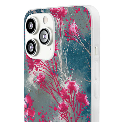 Cyber Blossom · Lite Phone Case for iPhone ·  Teal