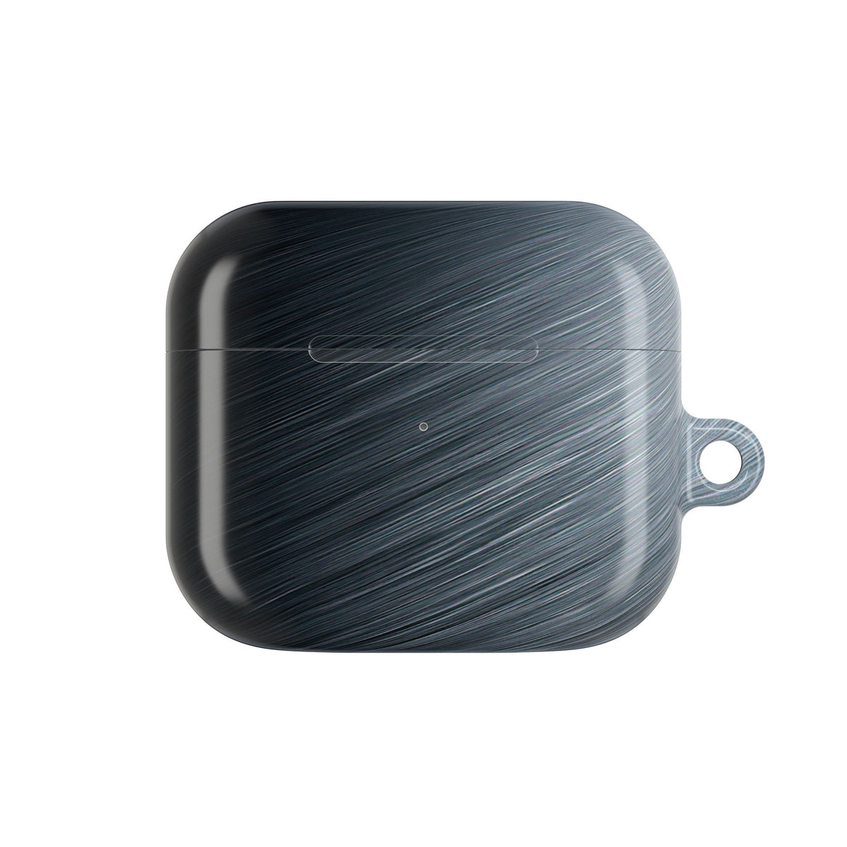 Brushed Obsidian Steel · Hard Case for AirPods & AirPods Pro · Grey