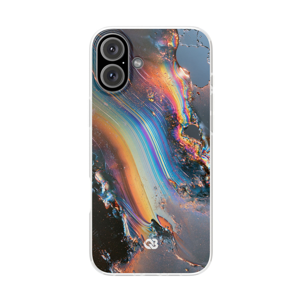 Prismatic Aura Flow · Lite Phone Case for iPhone ·  Blue