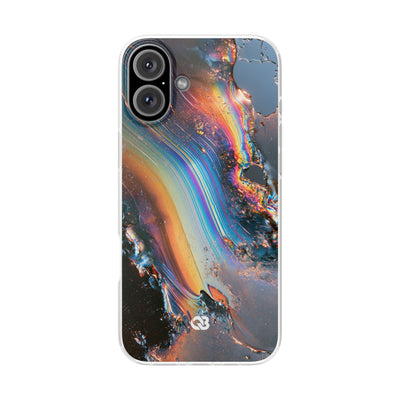 Prismatic Aura Flow · Lite Phone Case for iPhone ·  Blue
