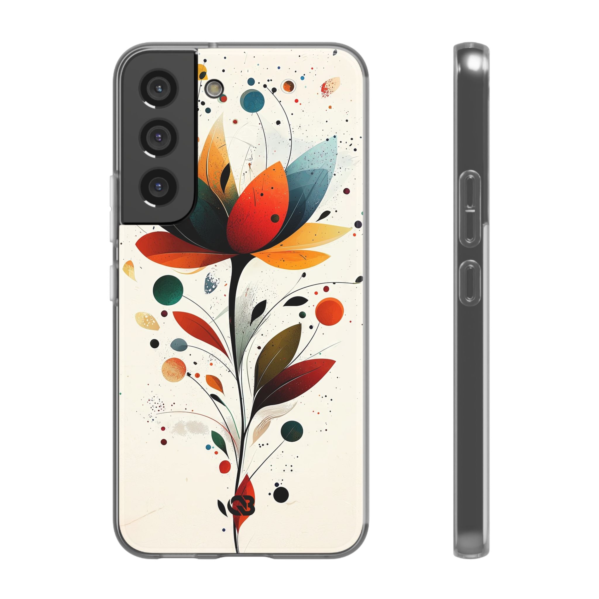 Burnt Petal Abstract · Soft Hoesje voor Samsung