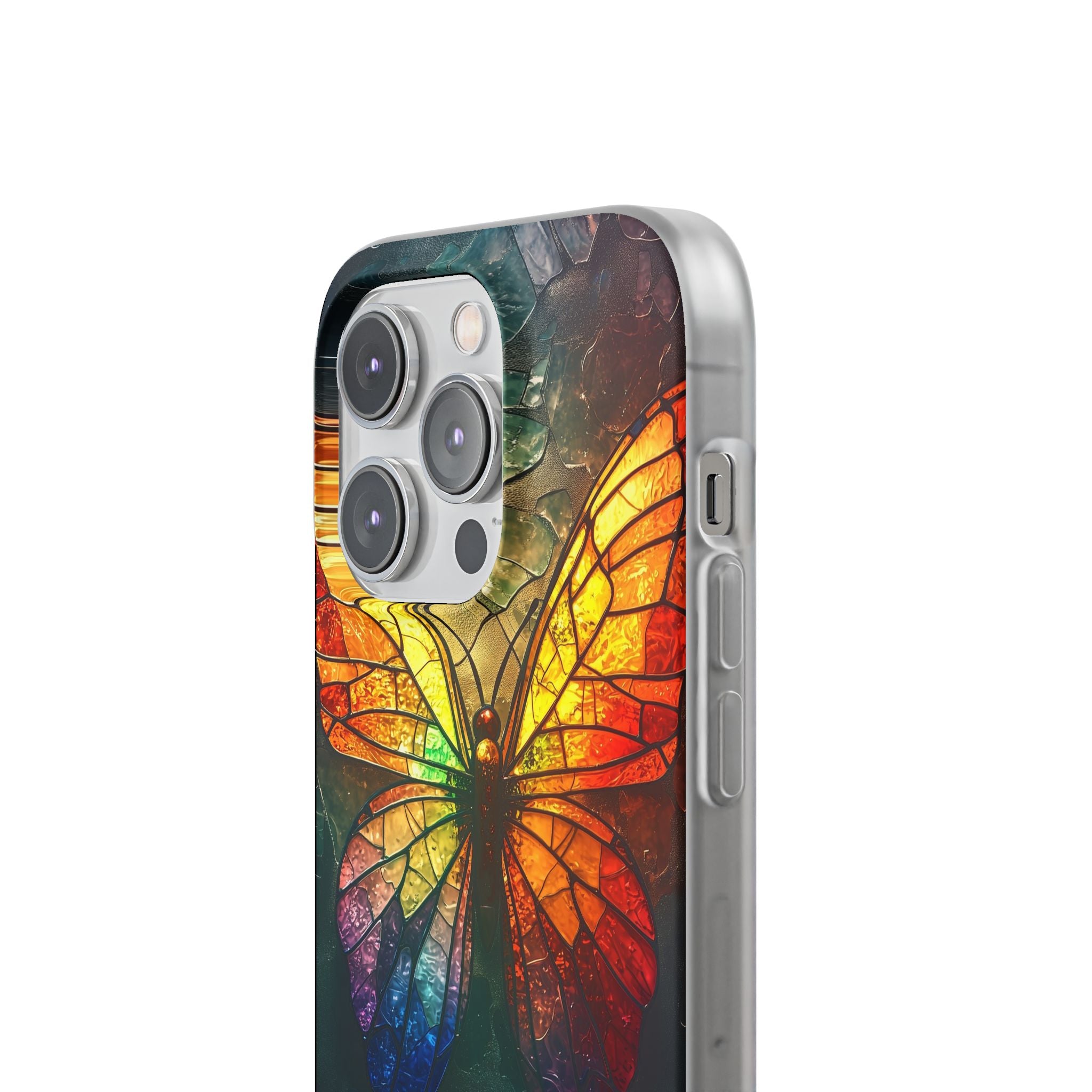 Shattered Prism Butterfly · Soft Phone Case for iPhone