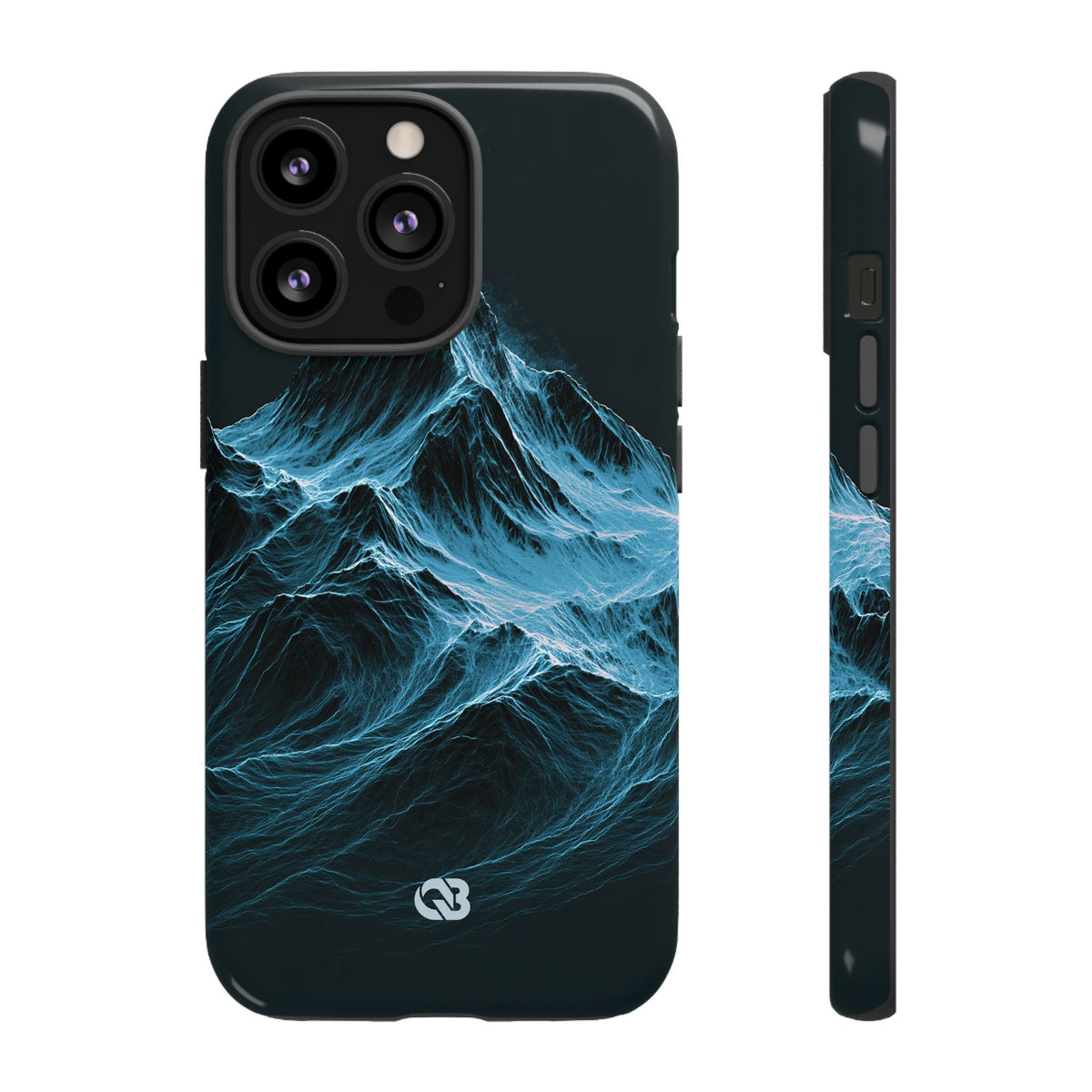Nordic Frost Peak · Tough Phone Case for iPhone · Blue