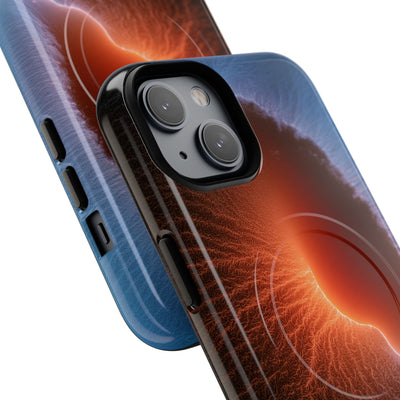 Thermal Aura Pulse · Tough 2.0 Magnetic Phone Case for iPhone · Blue