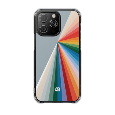 Grey Impact MagSafe Phone Case for iPhone - Slate Prism Burst