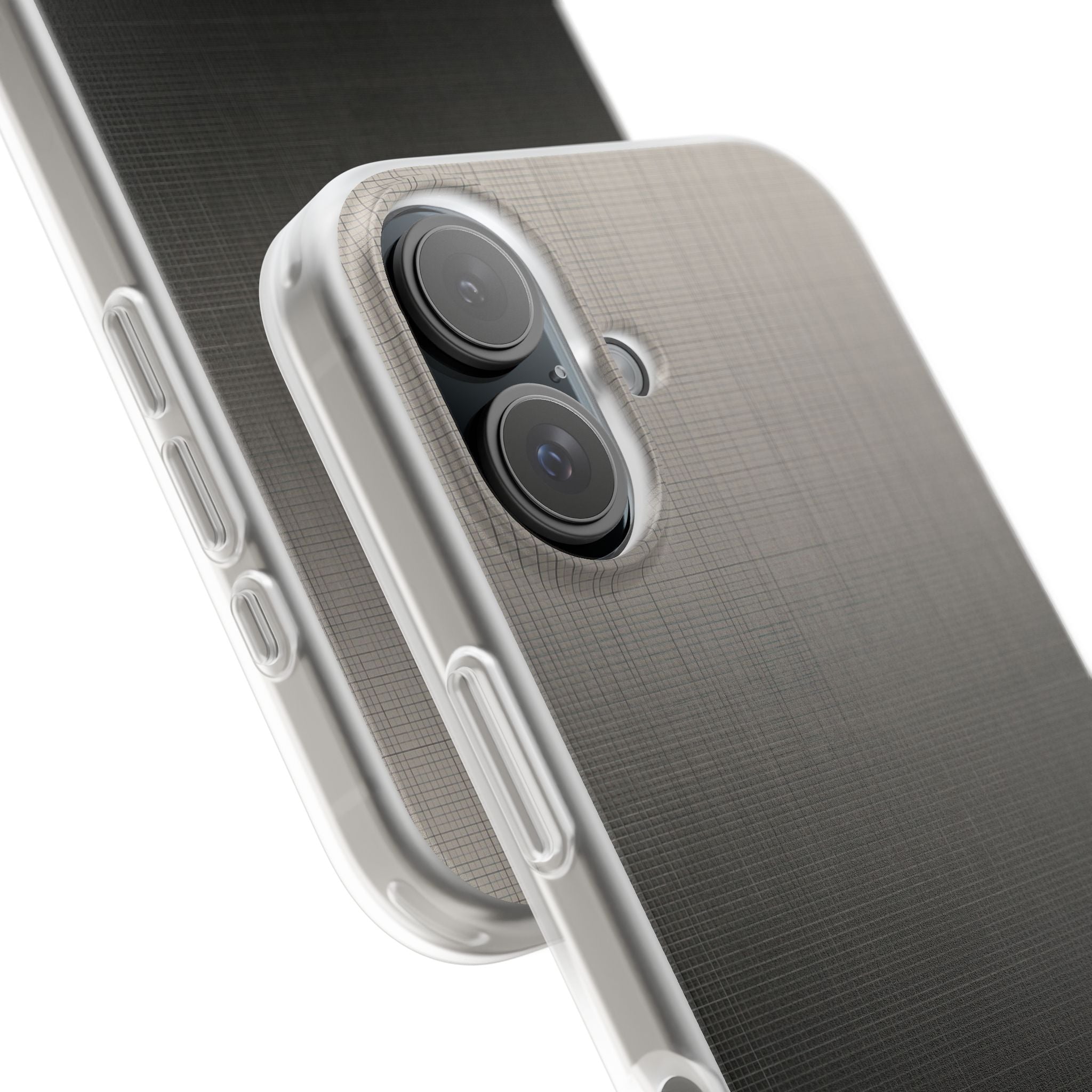 Grey Lite Phone Case for iPhone - Faded Sand Mesh