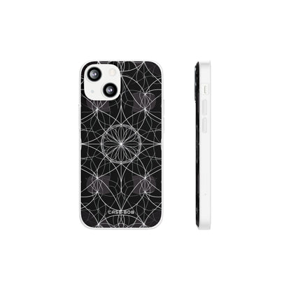 Radiant Petal Orbit iPhone 13 mini Case - Soft