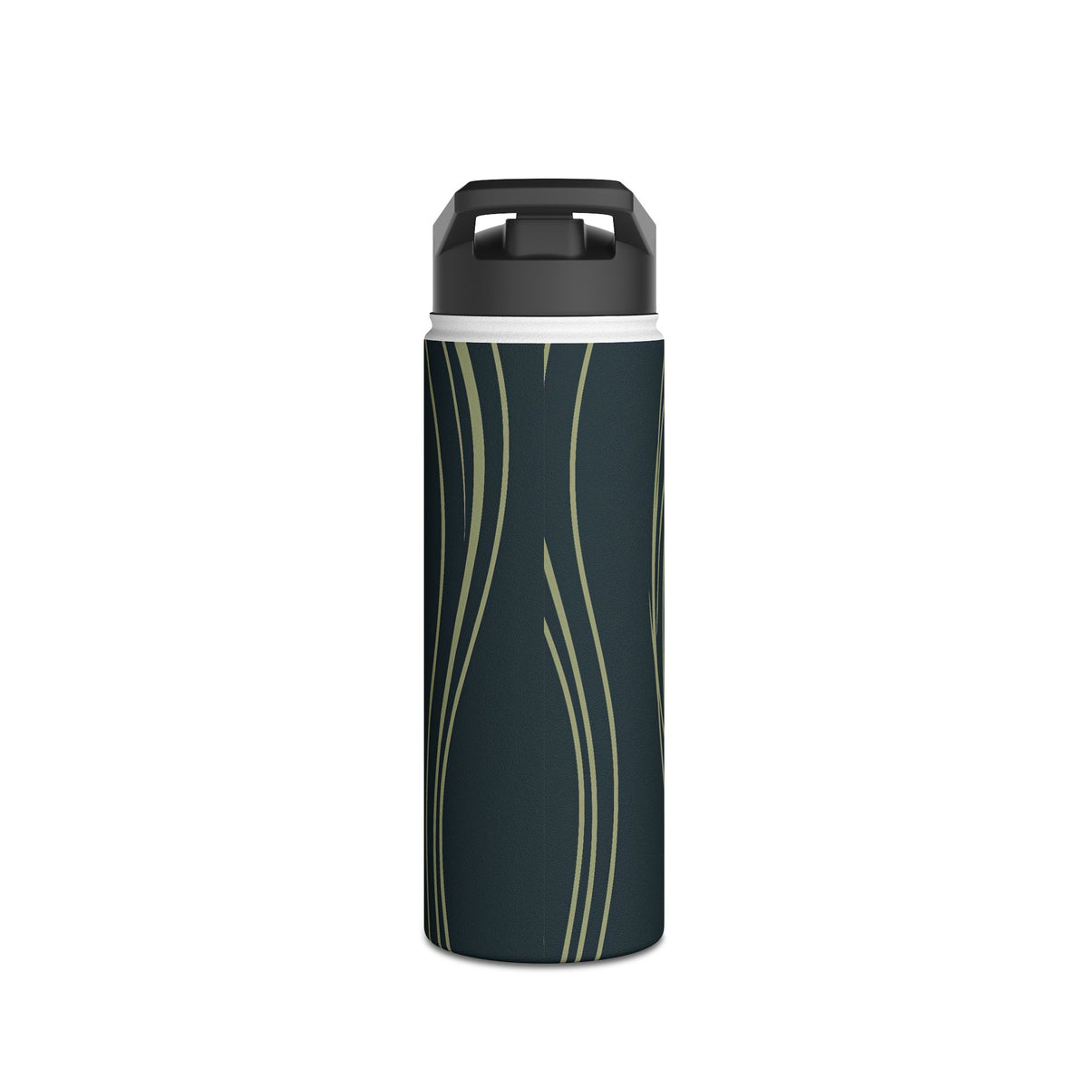 Serpentine Reeds · Insulated Water Bottle · Green