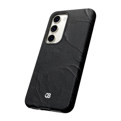 Obsidian Stucco Relief · Tough Phone Case for Samsung · Black