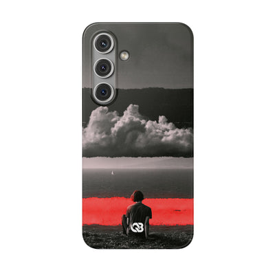 Crimson Horizon · Lite Phone Case for Samsung · Black