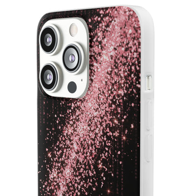 Rose Digital Cascade · Lite Phone Case for iPhone ·  Pink