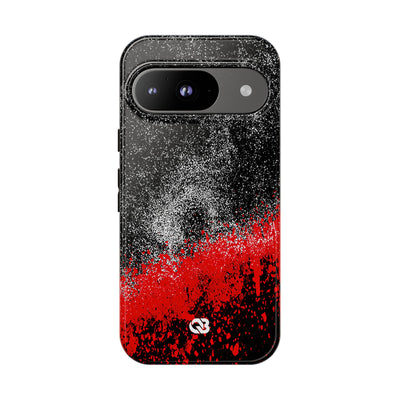 Crimson Noir Drip · Tough Phone Case for Pixel ·  Black