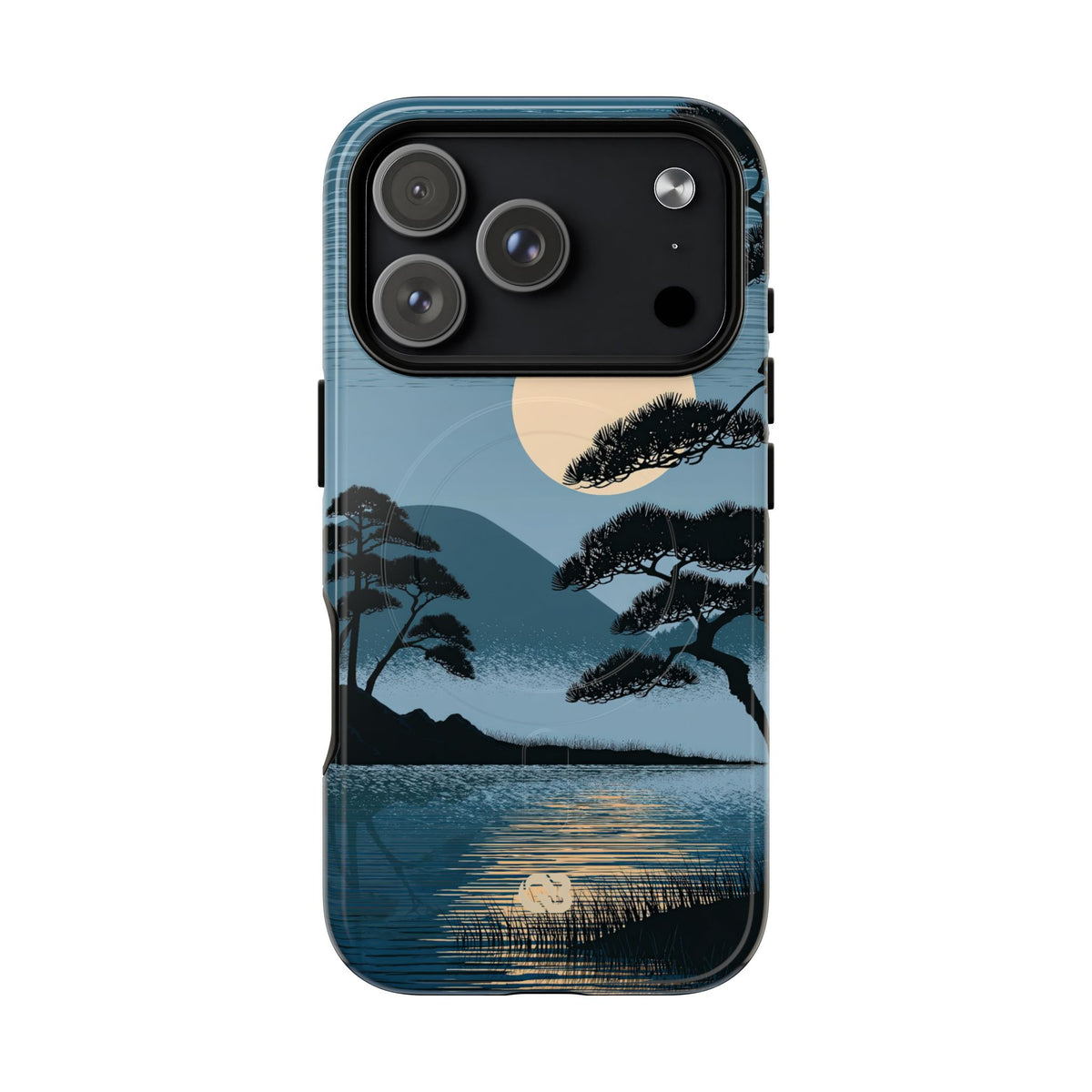 Blue Tough 2.0 Magsafe Phone Case for iPhone - Midnight Kyoto Pine