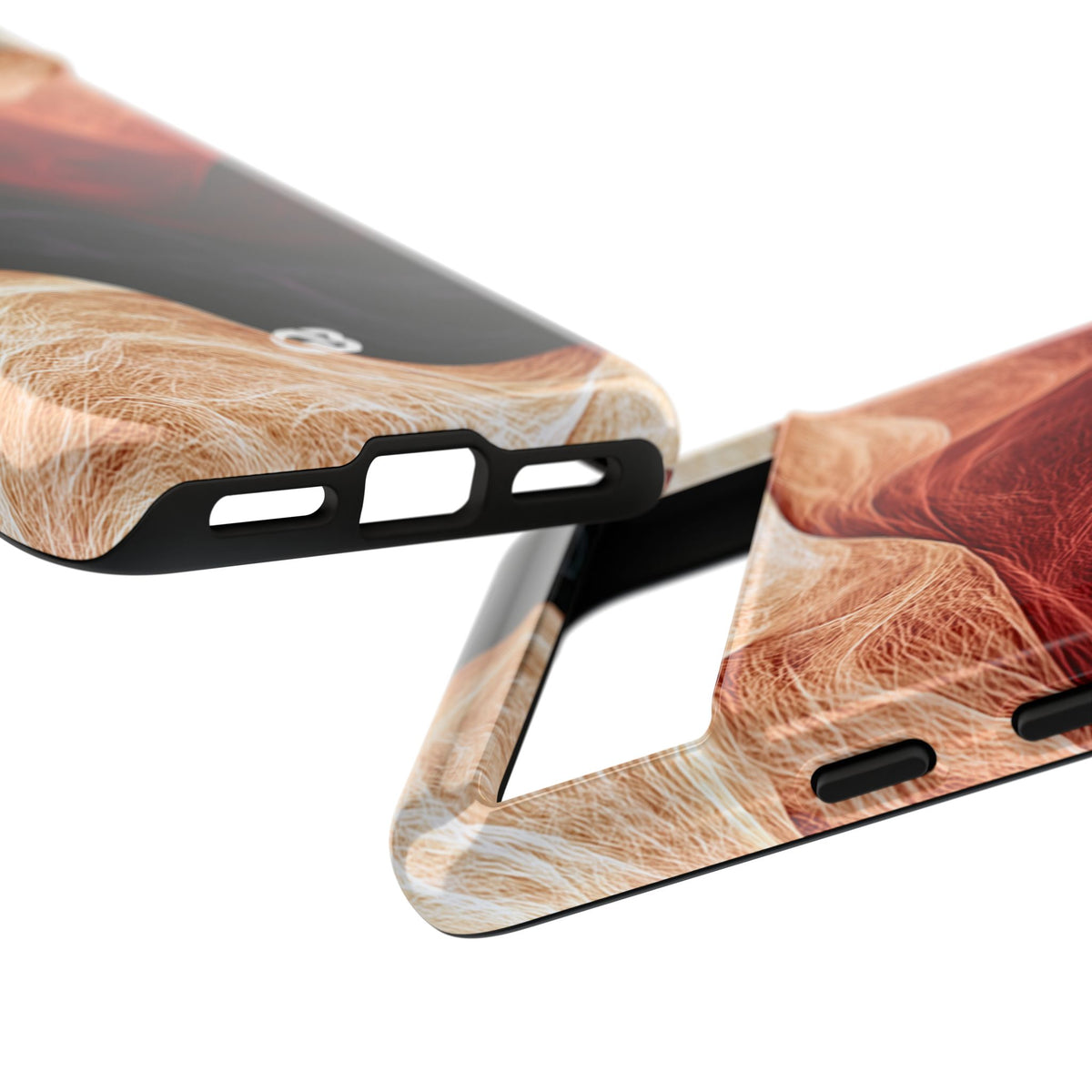 Ember Wave Dispersion · Tough Phone Case for Pixel ·  Red